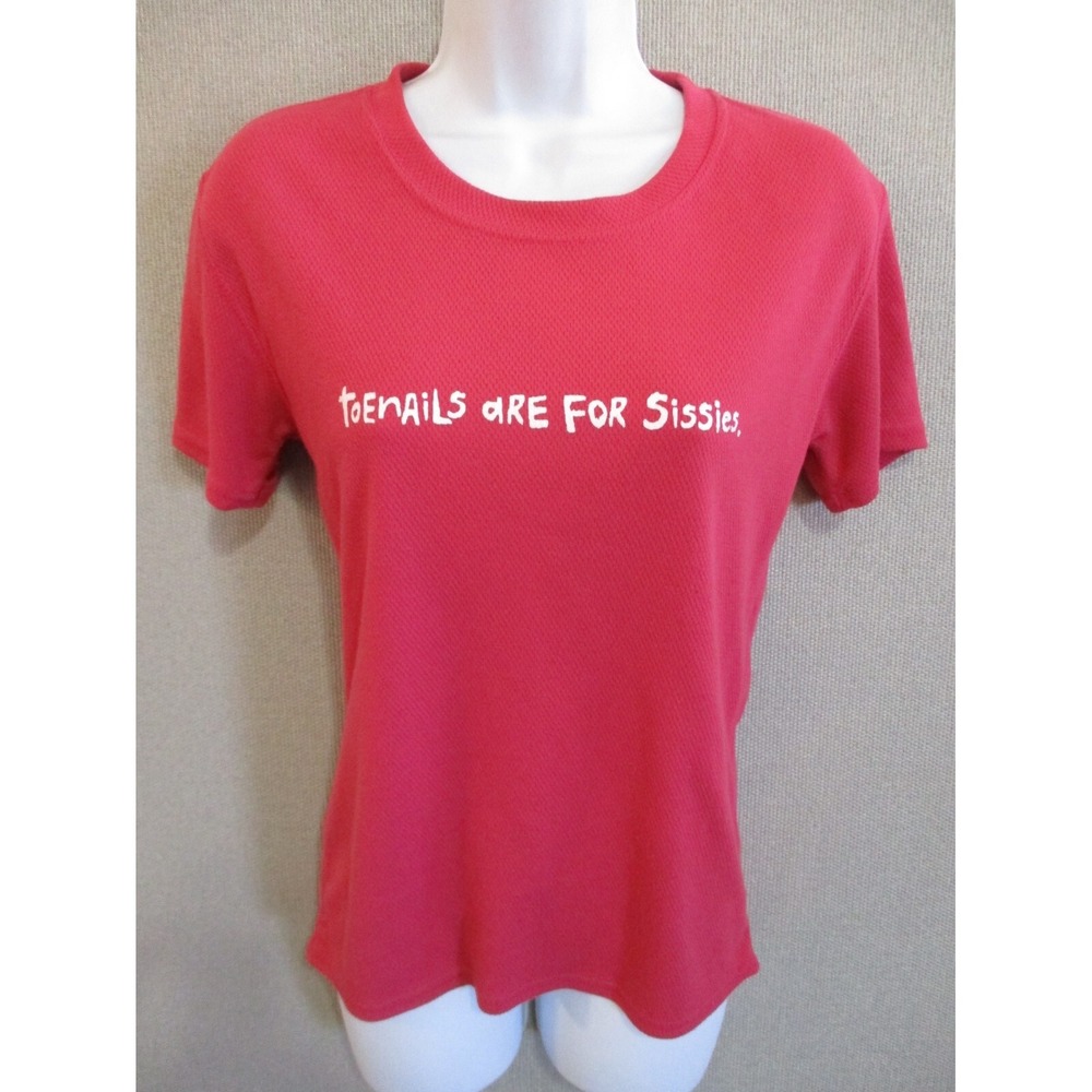 One More Mile Running Top Size Small 'Toenails Are For Sissies'